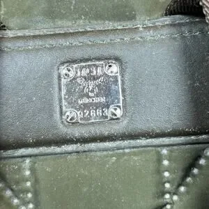 MCM Dieter Green Monogram Two Pocket Nylon Backpack Rucksack MCM | Bags | Mcm Dieter Green Monogram Two Pocket Nylon  main image 3